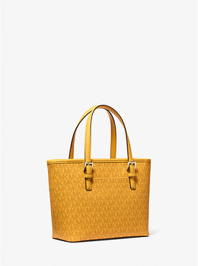 Jet Set Travel Extra-Small Logo Top-Zip Tote Bag