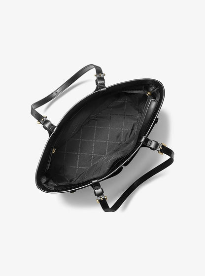 Jet Set Medium Logo Pocket Tote Bag