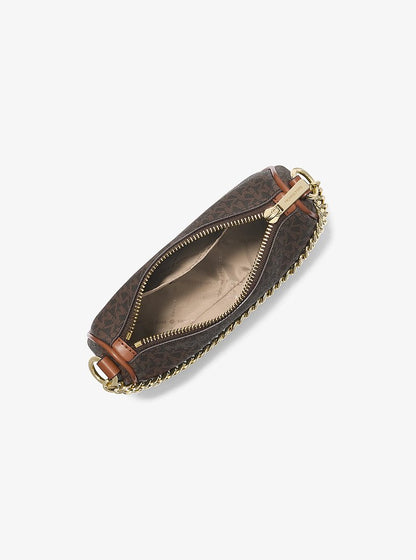 Carmela Small Signature Logo Convertible Crossbody Bag