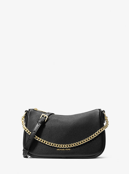 Carmela Medium Pebbled Leather Convertible Crossbody Bag