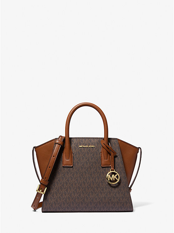 Michael Kors Avril Small Logo and Leather Satchel - Bags | Shop From The Mirage
