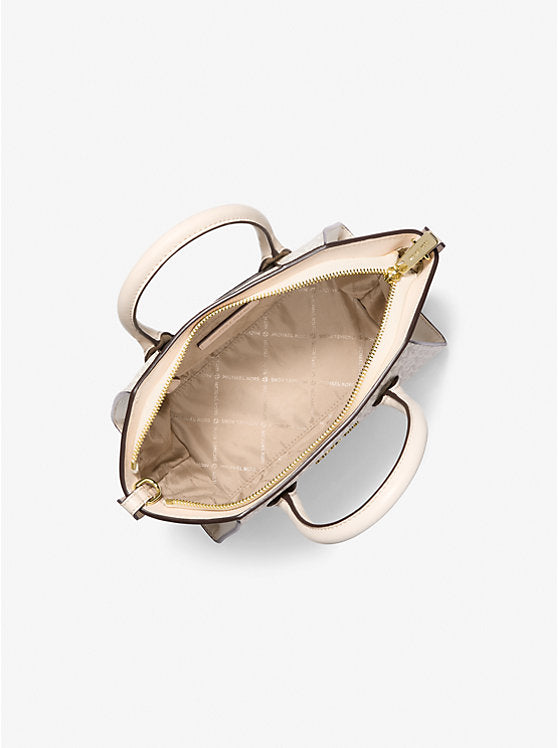 Michael Kors Avril Small Logo and Leather Satchel - Bags | Shop From The Mirage