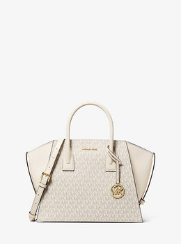 Avril Large Signature Logo Satchel