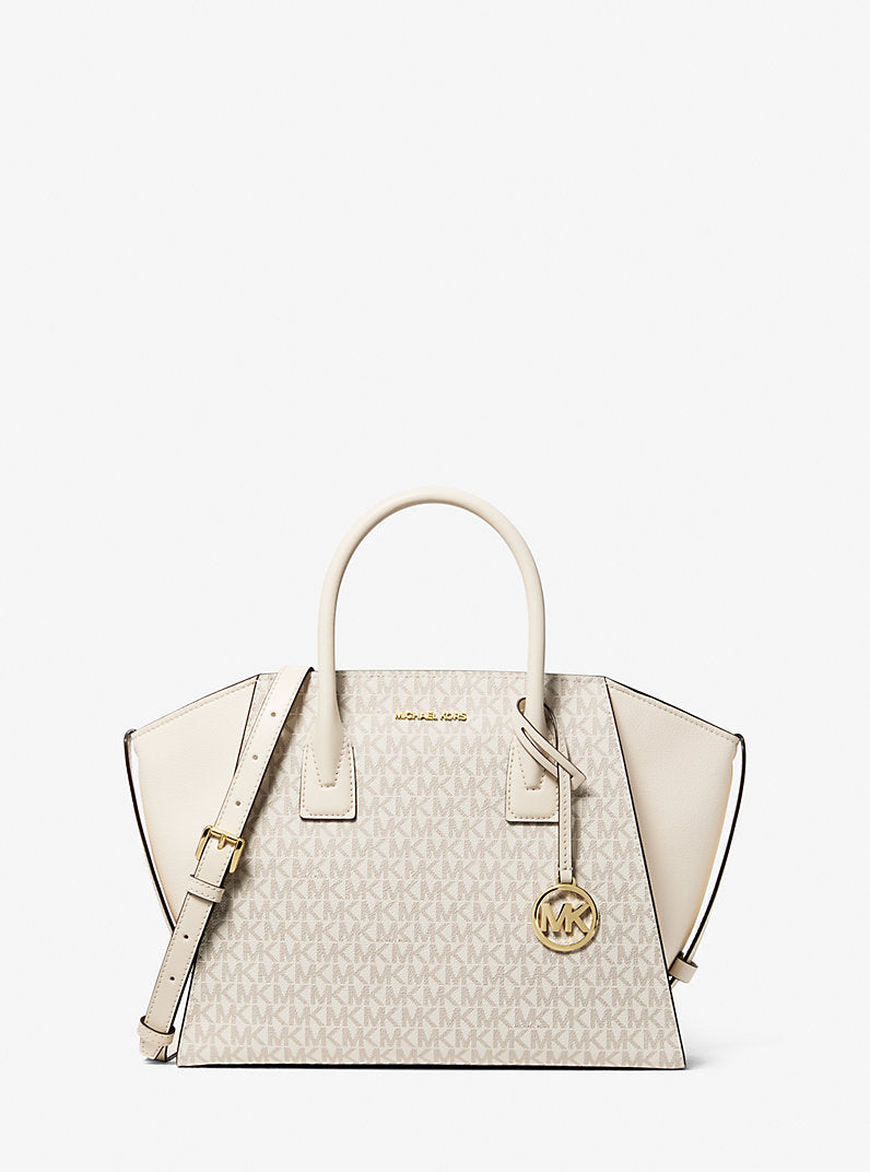 Avril Large Signature Logo Satchel