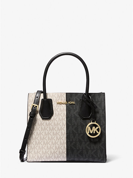 Michael Kors Mercer Medium Two-Tone Logo Crossbody Bag - Bags | Shop From The Mirage