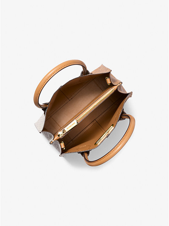 Michael Kors Mercer Medium Two-Tone Logo Crossbody Bag - Bags | Shop From The Mirage