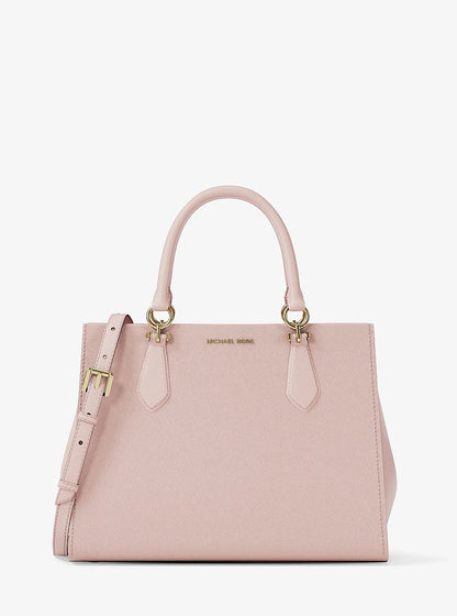 Marilyn Medium Saffiano Leather Satchel