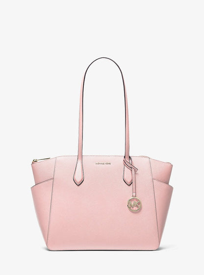 Marilyn Medium Saffiano Leather Tote Bag