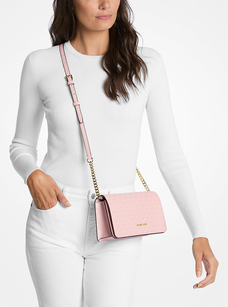 Jet Set Medium Signature Logo Crossbody Bag