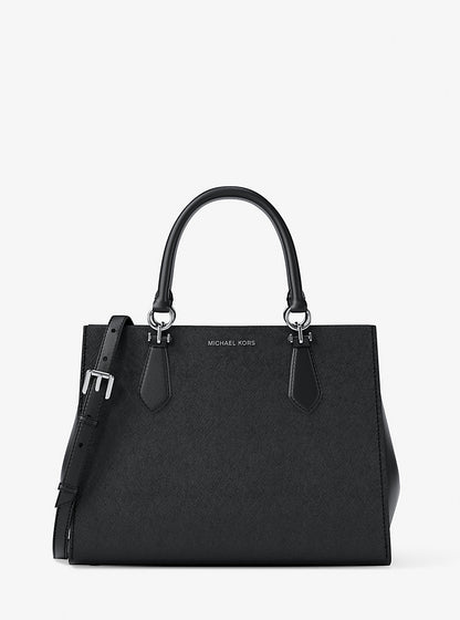 Marilyn Medium Saffiano Leather Satchel