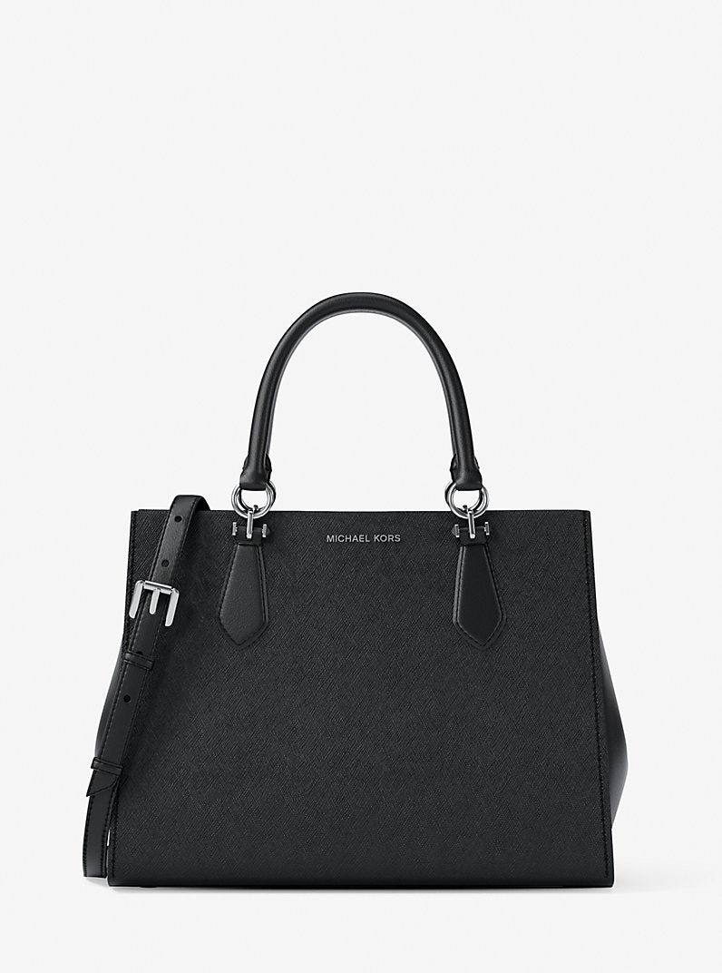 Marilyn Medium Saffiano Leather Satchel