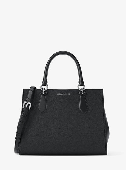 Marilyn Medium Saffiano Leather Satchel