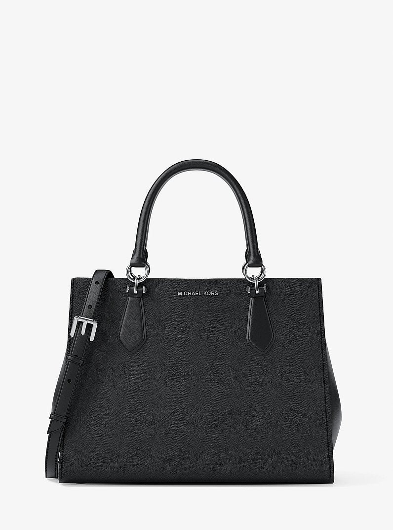 Marilyn Medium Saffiano Leather Satchel