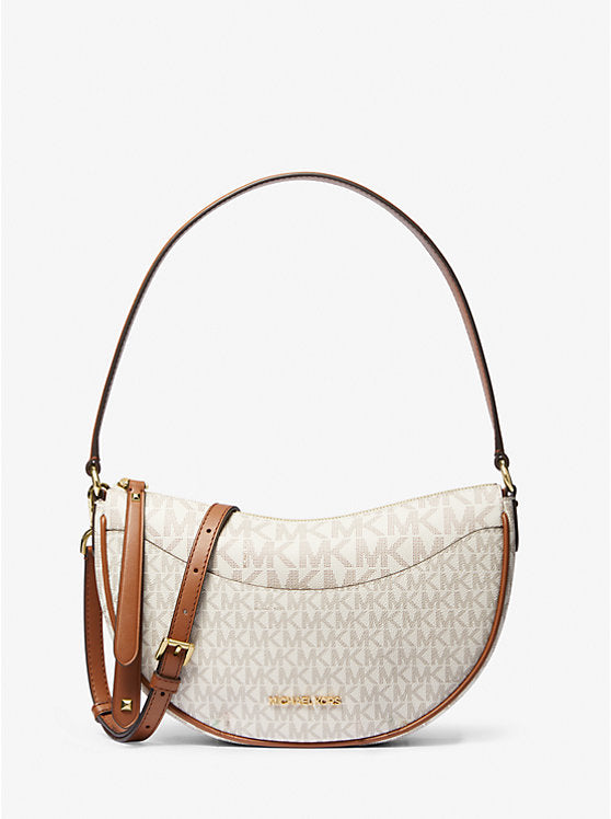 Michael Kors Dover Medium Signature Logo Crossbody Bag - Bags | Shop From The Mirage