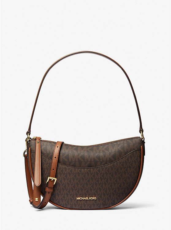 Michael Kors Dover Medium Signature Logo Crossbody Bag - Bags | Shop From The Mirage