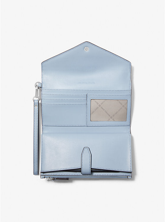 Michael Kors Jet Set Large Signature Logo Envelope Wristlet - Bags | Shop From The Mirage
