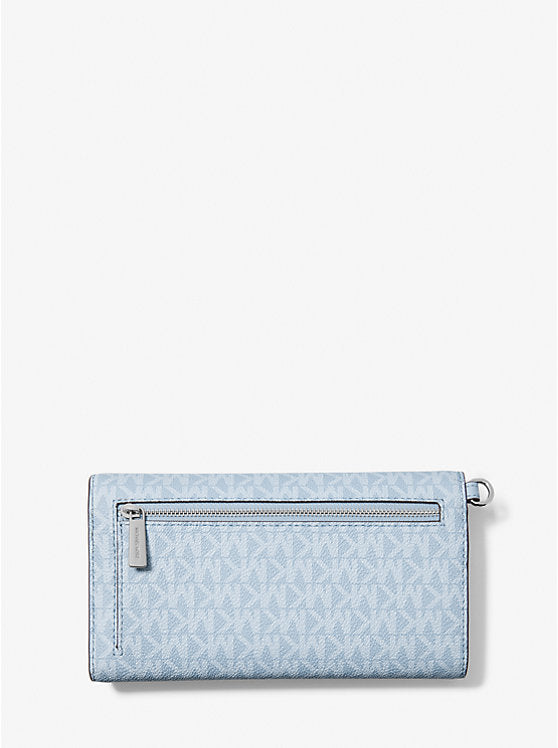 Michael Kors Jet Set Large Signature Logo Envelope Wristlet - Bags | Shop From The Mirage
