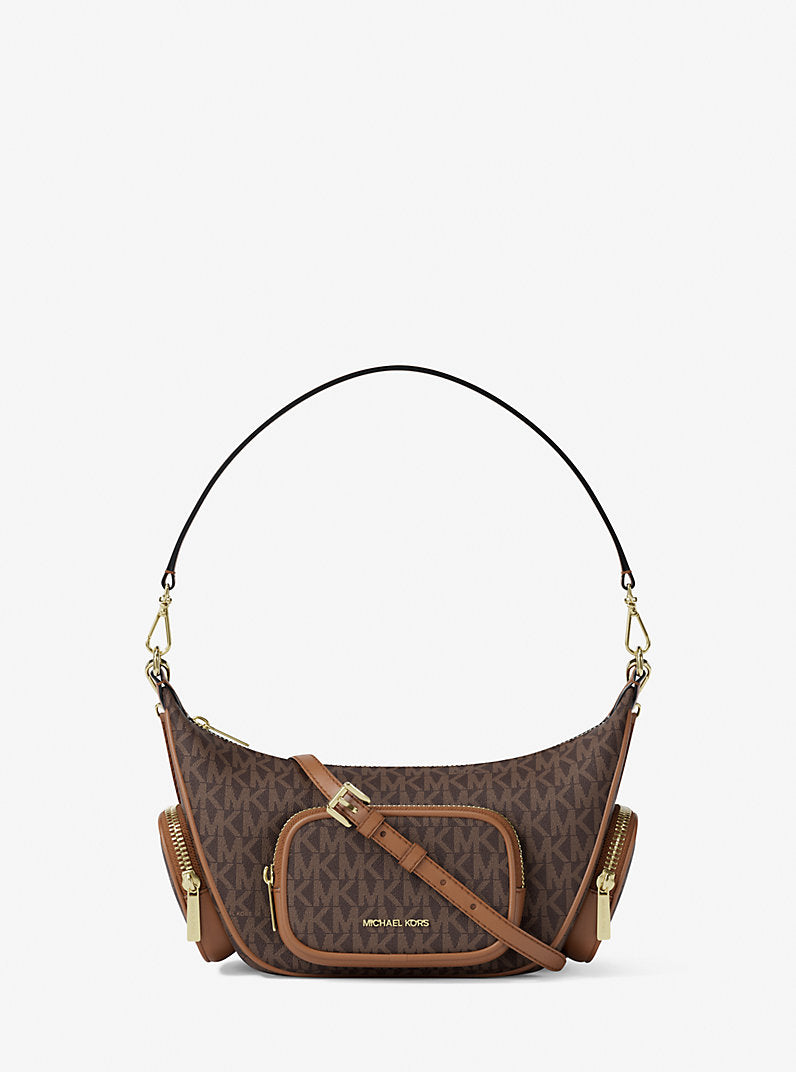 Merritt Small Signature Logo Convertible Shoulder Bag