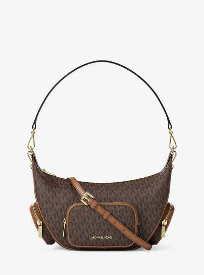 Merritt Medium Signature Logo Convertible Shoulder Bag