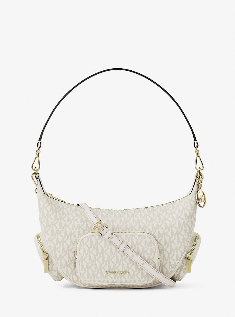 Merritt Medium Signature Logo Convertible Shoulder Bag