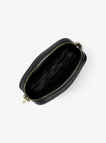 Jet Set Small Signature Logo Camera Crossbody Bag