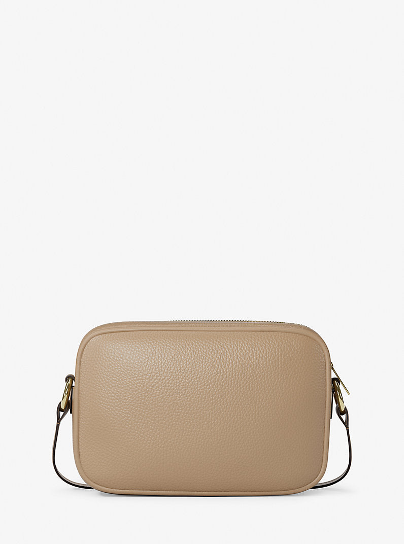 Jet Set Large Pebbled Leather Camera Crossbody Bag