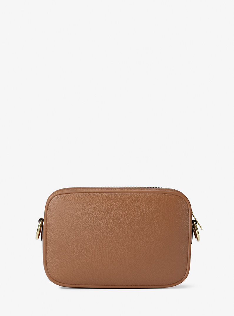 Jet Set Large Pebbled Leather Camera Crossbody Bag