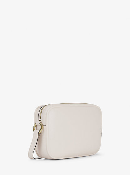 Jet Set Large Pebbled Leather Camera Crossbody Bag