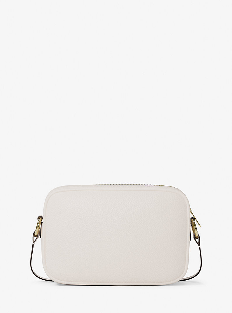 Jet Set Large Pebbled Leather Camera Crossbody Bag