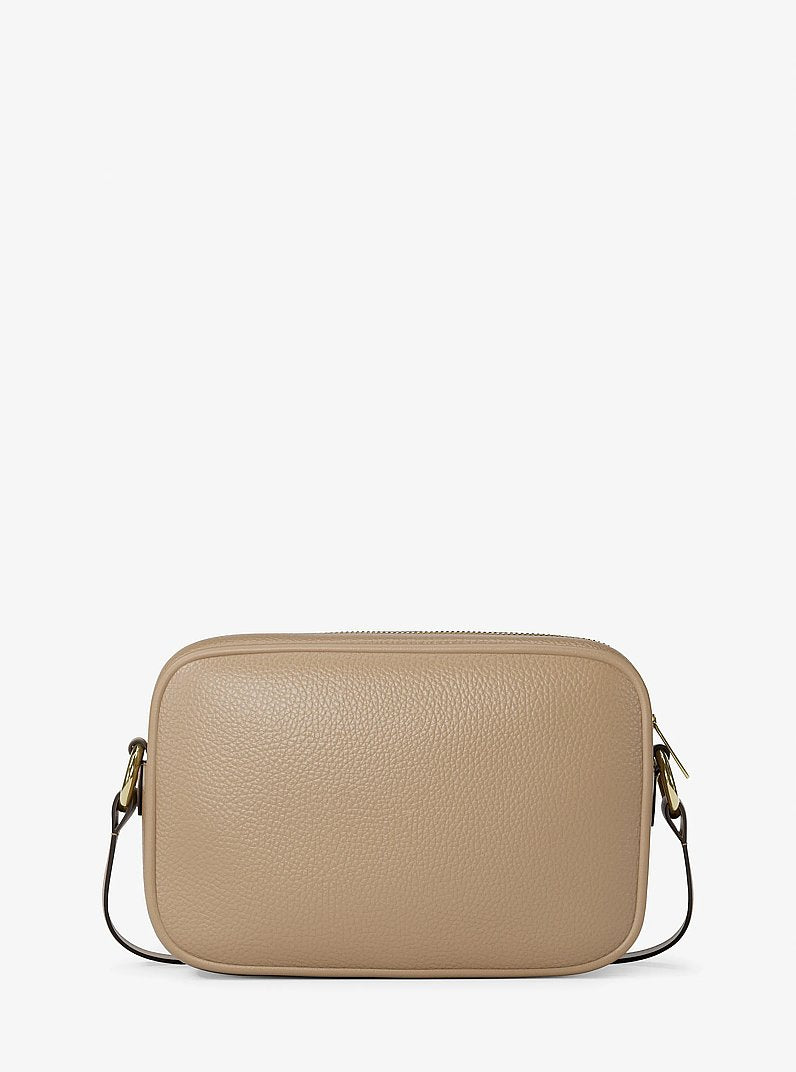 Jet Set Large Pebbled Leather Camera Crossbody Bag