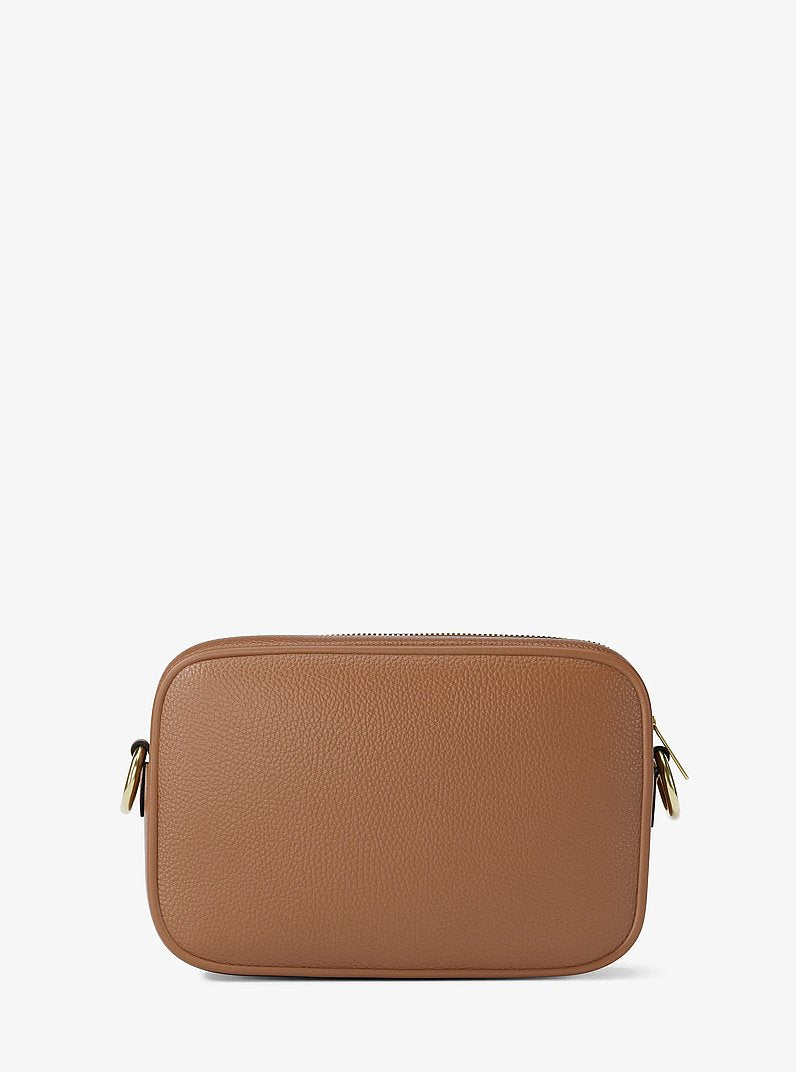 Jet Set Large Pebbled Leather Camera Crossbody Bag