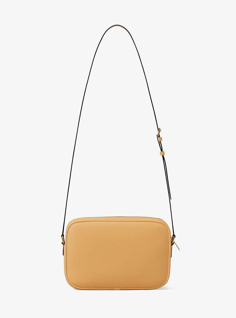 Jet Set Large Pebbled Leather Camera Crossbody Bag