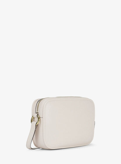 Jet Set Large Pebbled Leather Camera Crossbody Bag