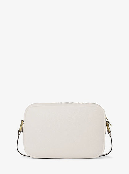 Jet Set Large Pebbled Leather Camera Crossbody Bag