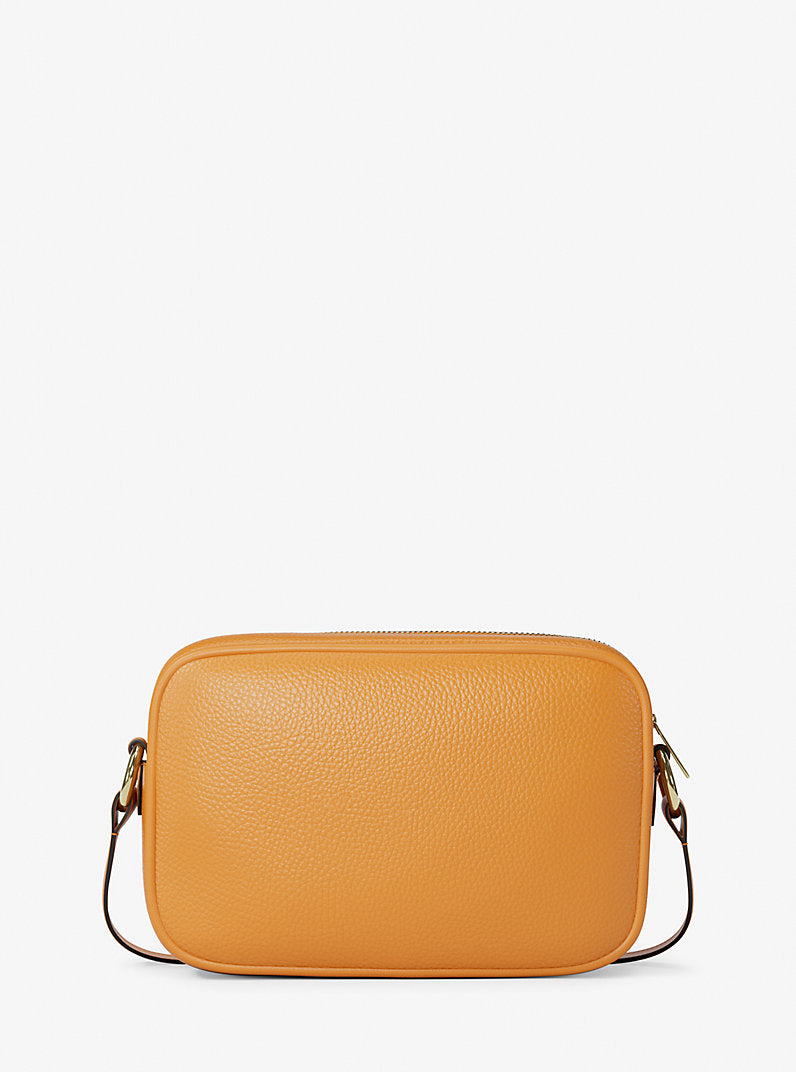 Jet Set Large Pebbled Leather Camera Crossbody Bag