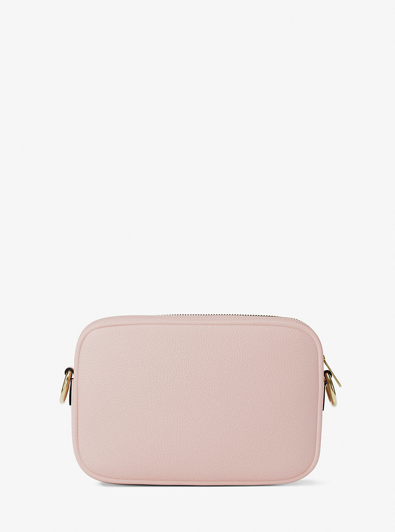 Jet Set Large Pebbled Leather Camera Crossbody Bag