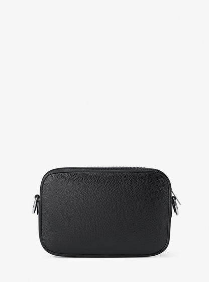 Jet Set Large Pebbled Leather Camera Crossbody Bag