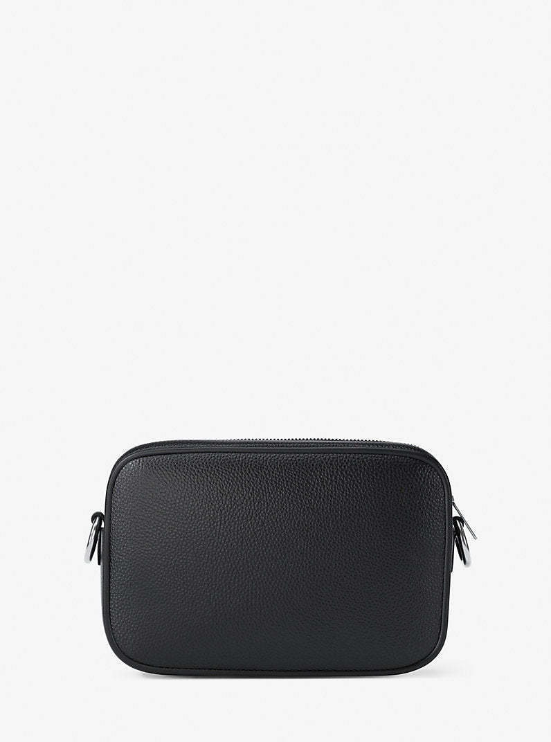 Jet Set Large Pebbled Leather Camera Crossbody Bag