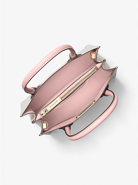 Michael Kors Mercer Medium Logo and Leather Accordion Crossbody Bag - Bags | Shop From The Mirage