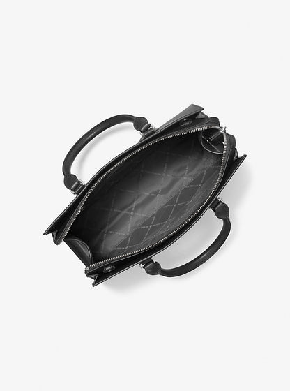 Sheila Medium Metallic Satchel