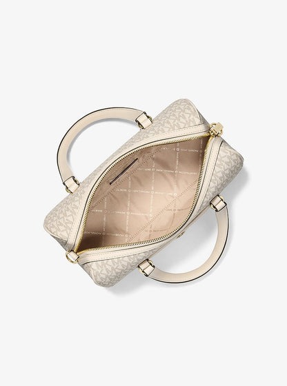 Jet Set Travel Medium Signature Logo Duffel Crossbody Bag