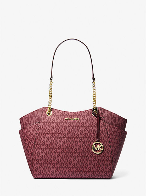 Michael Kors Jet Set Large Signature Logo Shoulder Bag - Bags | Shop From The Mirage