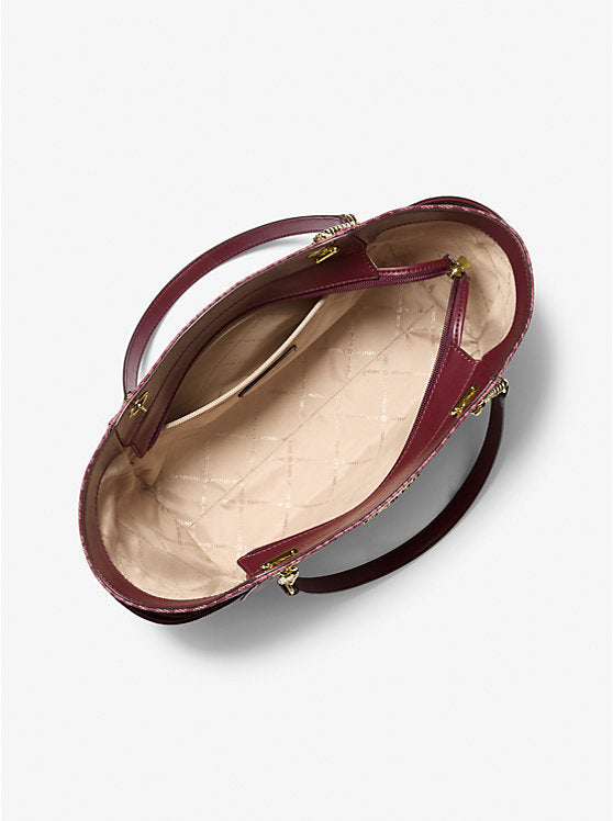 Michael Kors Jet Set Large Signature Logo Shoulder Bag - Bags | Shop From The Mirage