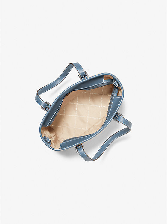 Michael Kors Jet Set Travel Extra-Small Canvas Top-Zip Tote Bag - Bags | Shop From The Mirage