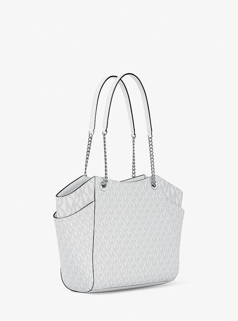 Jet Set Large Signature Logo Shoulder Bag