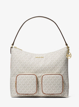 Merritt Large Signature Logo Cargo Shoulder Bag