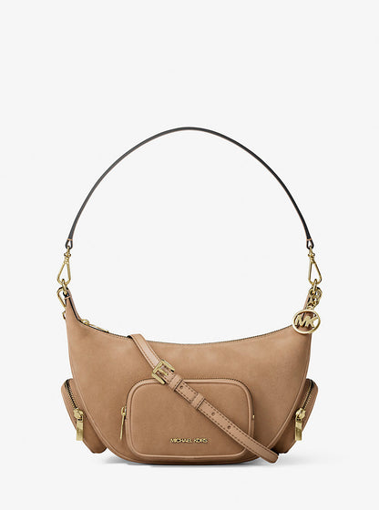 Merritt Medium Suede Convertible Shoulder Bag