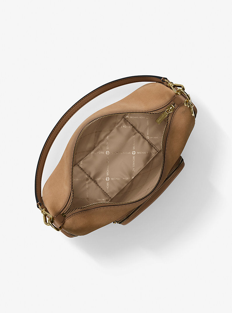 Merritt Medium Suede Convertible Shoulder Bag