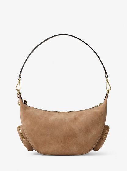 Merritt Medium Suede Convertible Shoulder Bag