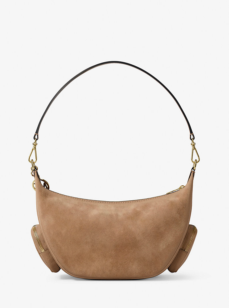 Merritt Medium Suede Convertible Shoulder Bag